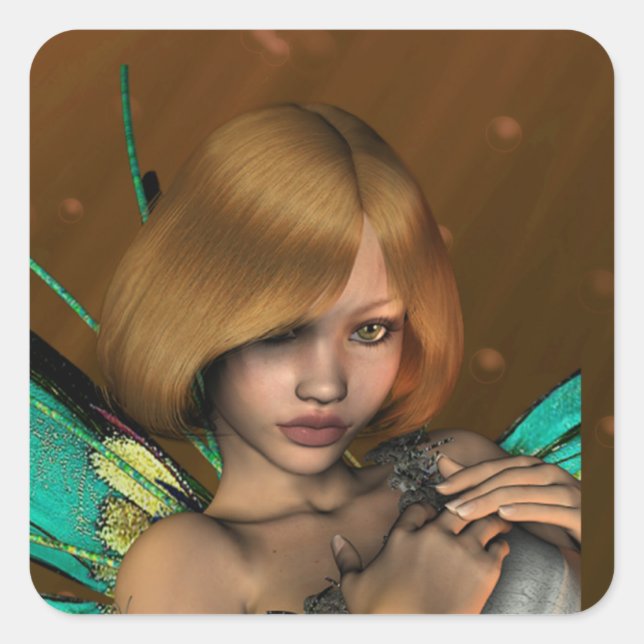 Pegatina Chica Fae (Anverso)