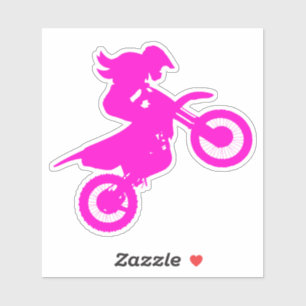 Pegatina Chica Moto De Tierra