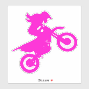 Pegatina Chica Moto De Tierra