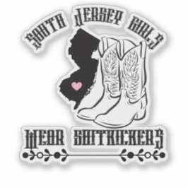 PEGATINA CHICAS DE JERSEY DEL SUR