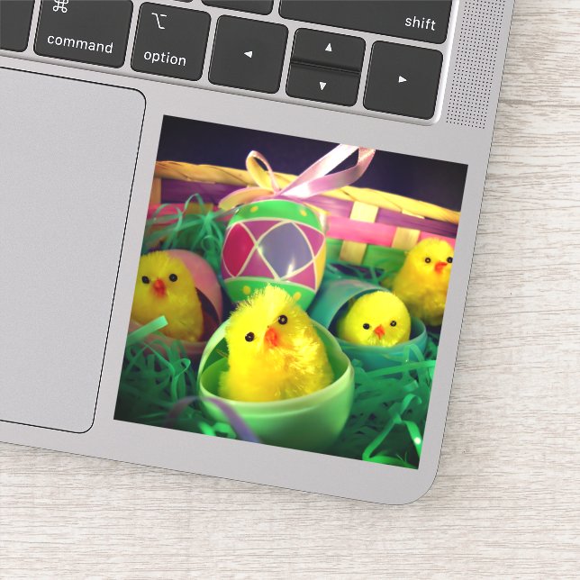 Pegatina Chicas de Pascua (Detalle)