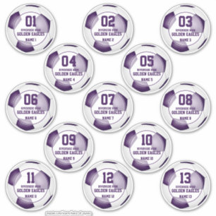 Pegatina chicas masculinos de la selección de fútbol blanco