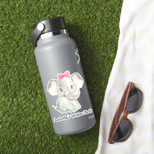 Pegatina Chicas personalizados educados Nombre Botella de a