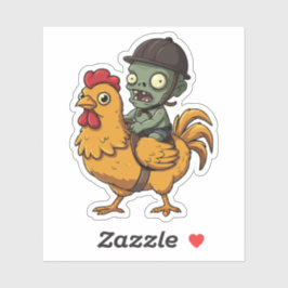 Pegatina Chicken Jockey