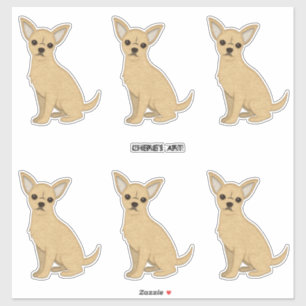 Pegatina Chihuahua Dogs Felt Look