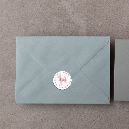 Pegatina Chihuahua - Regalo rosa Pastel personaliz