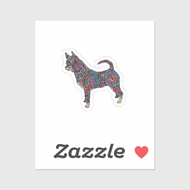 Pegatina Chihuahua sticker (Hoja)