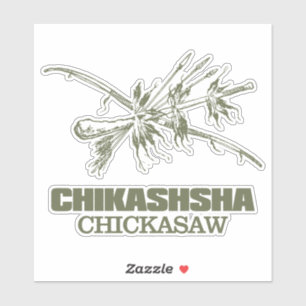 Pegatina Chikashsha (Chickasaw)