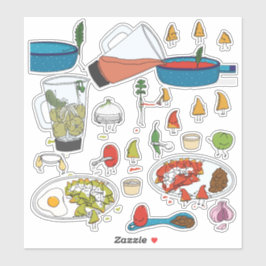 Pegatina Chilaquiles getting ready