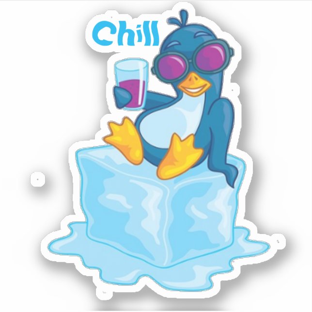 Pegatina Chill (Anverso)