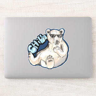 Pegatina Chill Polar Bear