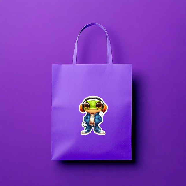 Pegatina Chillin' Frog Vinyl (Subido por el creador)