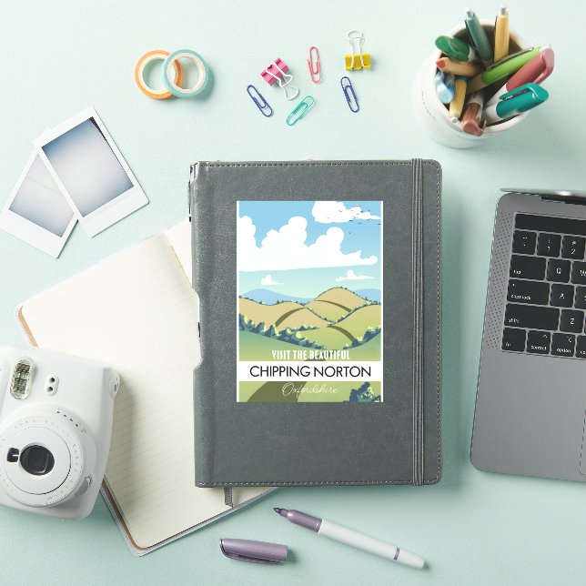 Pegatina Chipping Norton Oxfordshire (Funda para iPad)