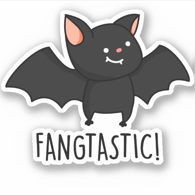 Pegatina Chiste de Halloween divertidísimo  (Anverso)