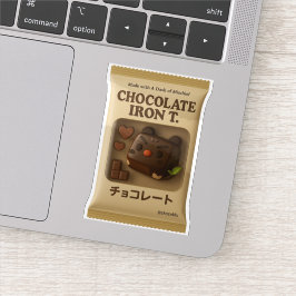 Pegatina Chocolate Iron T: San Valentín Amargo Juguete