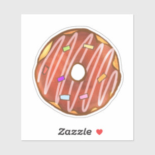 Pegatina Chocolate Sprinkle Donut