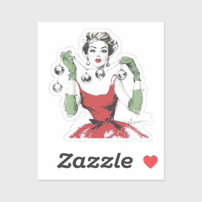 Pegatina Christmas  (Hoja)