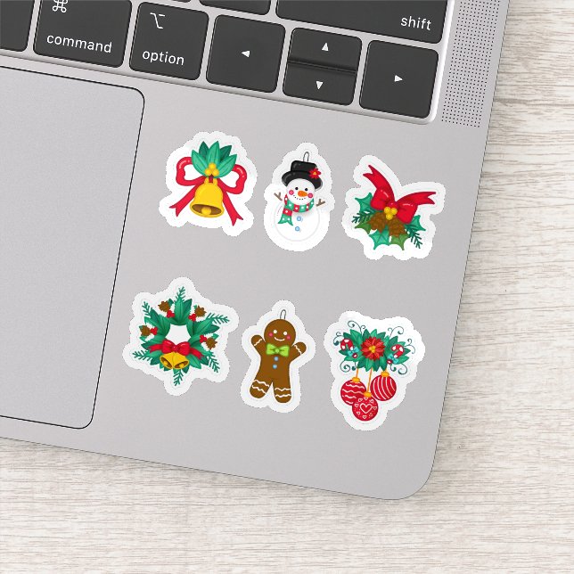 Pegatina Christmas festive sticker collection (Detalle)