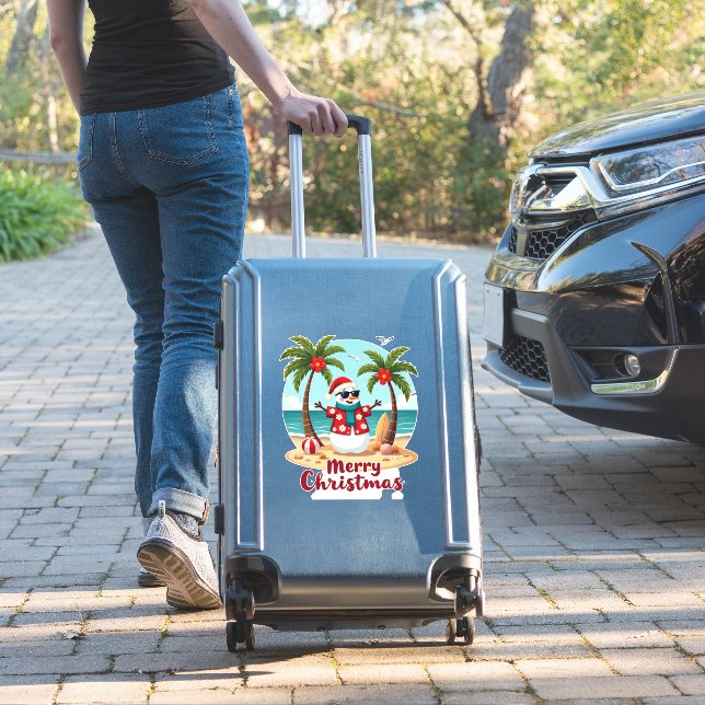 Pegatina christmas Snowman (3) (Maleta Insitu)