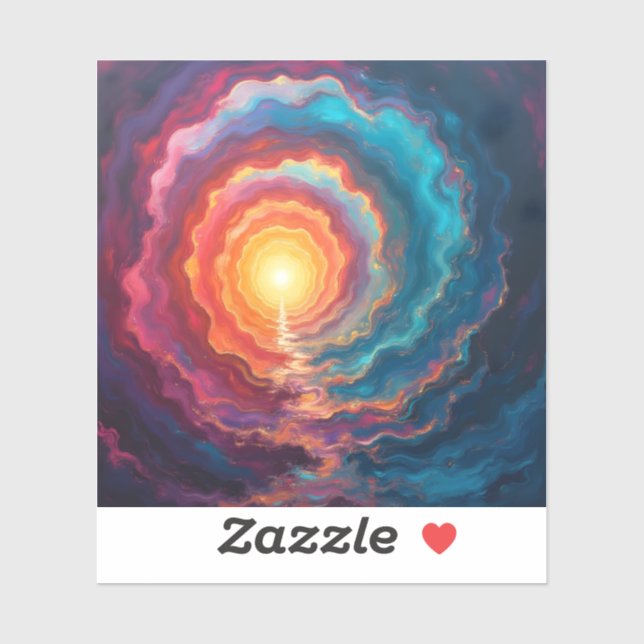 Pegatina Chromatic Singularity - Square Vinyl (Hoja)