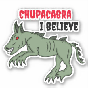 Pegatina Chupacabra   Creo