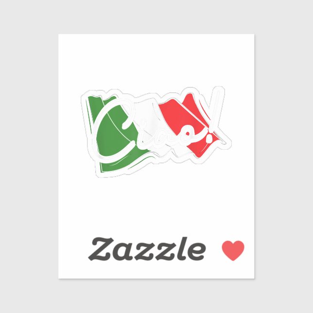 Pegatina ¡Ciao! - Escocia italiana y europea de Venecia y L (Hoja)