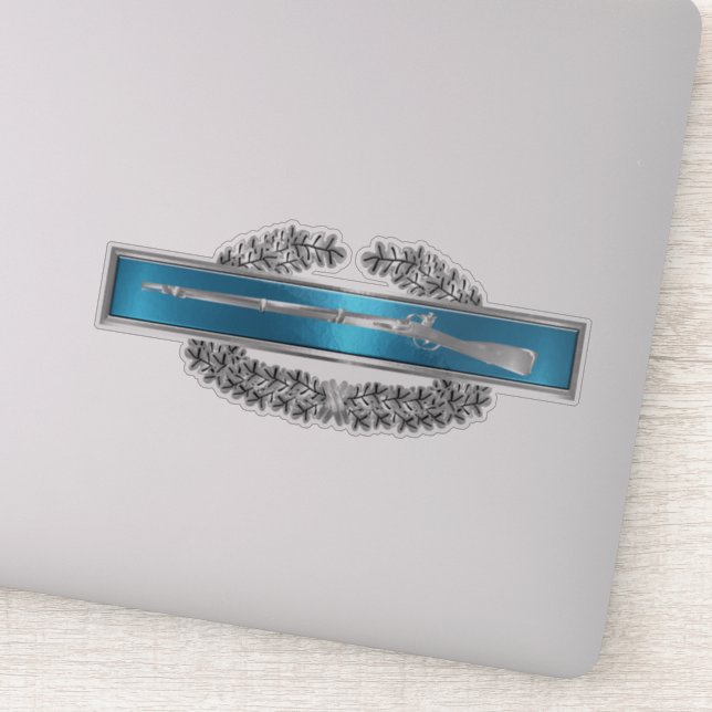 Pegatina CIB - Insignia de combate para infantería (Detalle)