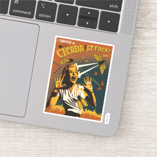 Pegatina Cicada Screaming Lady 2024
