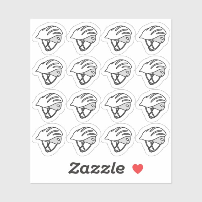 Pegatina Ciclismo en bicicleta Casco de Bicicleta Ejercicio (Hoja)