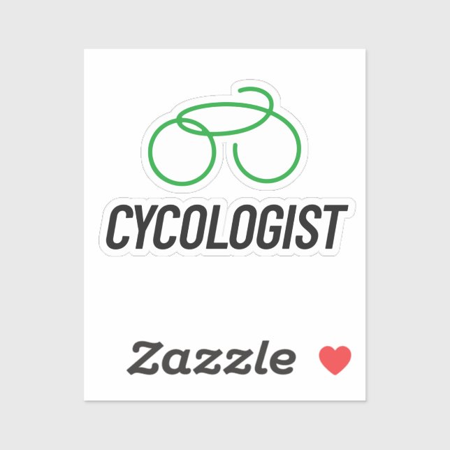 Pegatina Ciclista (Hoja)