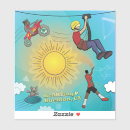 Pegatina - Cielo deportivo