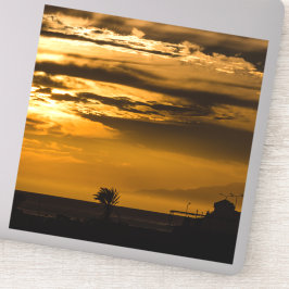 Pegatina Cielo dorado