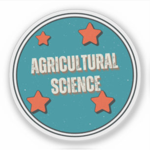 Pegatina Ciencia agrícola