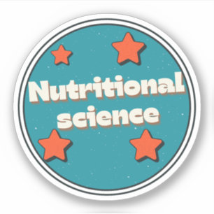 Pegatina ciencia de la nutrición