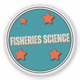 Pegatina Ciencia de la pesca