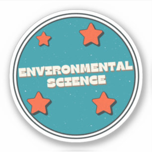 Pegatina ciencia medioambiental