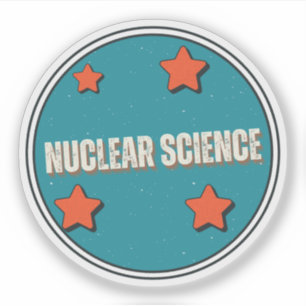Pegatina Ciencia nuclear