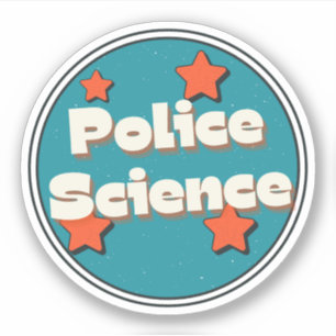 Pegatina Ciencia policial