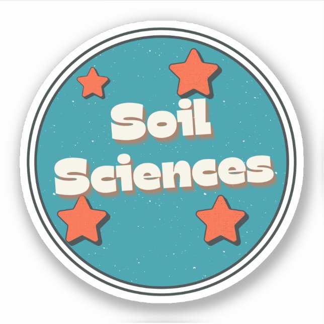 Pegatina Ciencias del Suelo (Anverso)