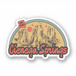 Pegatina Cienega Springs, Arizona