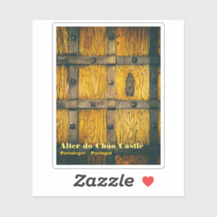 Pegatina Cierre de la puerta del castillo medieval