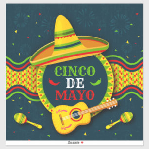 Pegatina Cinco De Mayo