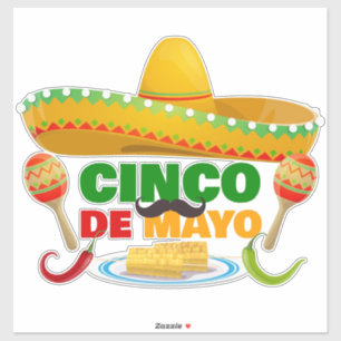 Pegatina Cinco De Mayo