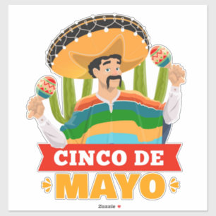 Pegatina Cinco De Mayo