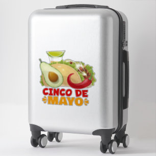 Pegatina Cinco de mayo