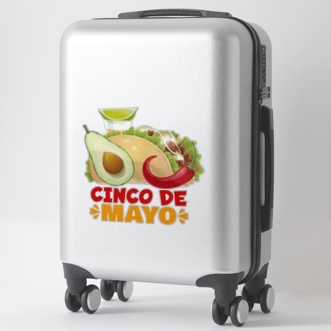Pegatina Cinco de mayo (Maleta)