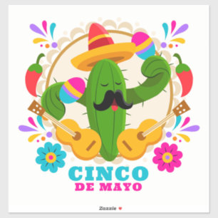 Pegatina Cinco De Mayo