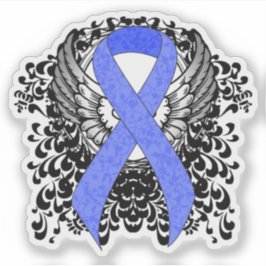 Pegatina Cinta azul con alas