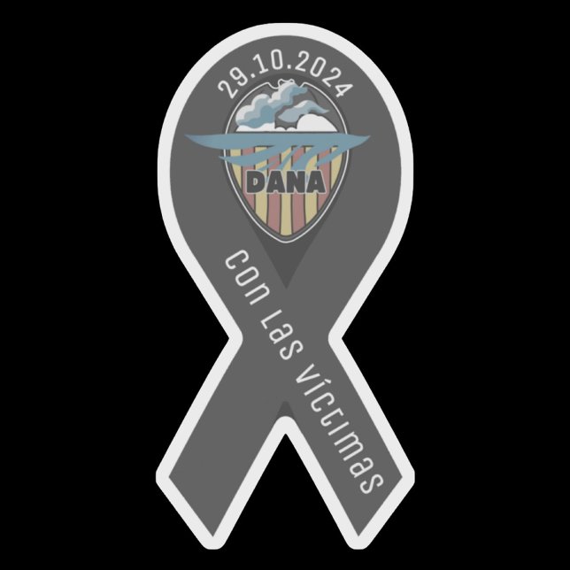 Pegatina Cinta de luto valencia dana (Subido por el creador)