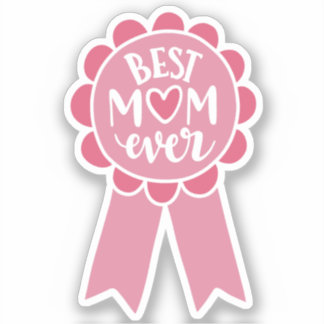 Pegatina Cinta de premio para mamá | Regalo de agradecimien